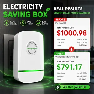 Electricity bill destroyer US-Standard Power Saver — Stabilizes Voltage, Protects Equipment — Plug In and Save