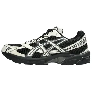ASICS Gel 1130 'Cream Black' Men's Running Shoes - Lightweight Breathable Mesh Upper & Durable Rubber Outsole - All Seasons Comfort