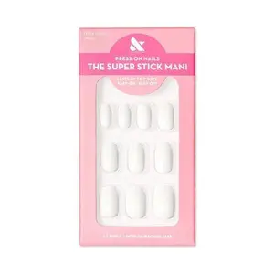 Olive & June Fake Nails XS Squoval Swan 32ct - New