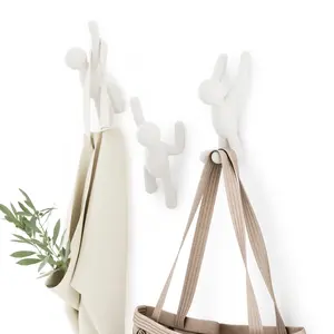 Umbra Buddy Wall Hooks, Set of 3, Fun and Functional Coat Racks for Kids' Rooms, Bathrooms, and Entryways - Choose Your Pack Organiser Plastic Decorative