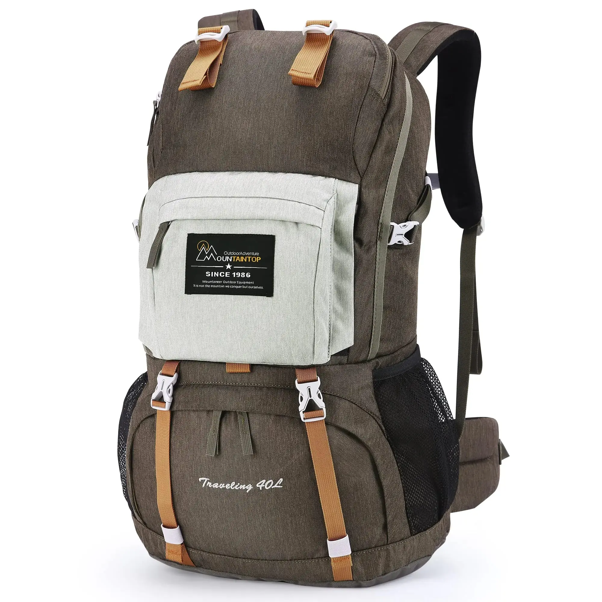 MOUNTAINTOP 40L Hiking Backpack Lightweight Travel Backpack  display picture 1