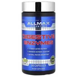 ALLMAX Essentials, Digestive Enzymes, 90 Capsules