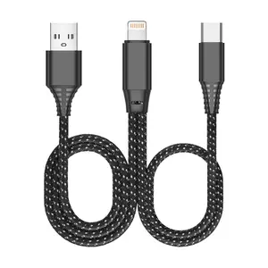 Universal sound card OTG live broadcast cable suitable for Apple Android typec one to two digital audio adapter cable