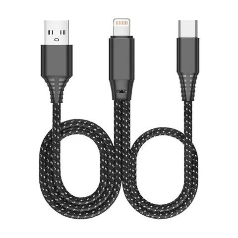 Universal sound card OTG live broadcast cable suitable for Apple Android typec one to two digital audio adapter cable
