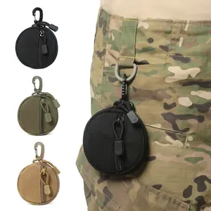 Compact MOLLE Pouch Accessory, Upgraded EDC Pouch, Tactical Organizer – Lightweight Bag, Can be used as a coin purse, keychain wallet, or wireless earbuds case, Versatile Storage Bag