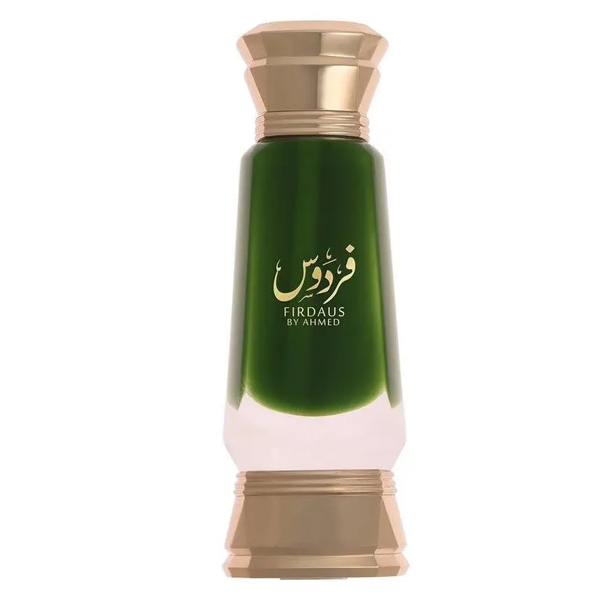 Ahmed Al Maghribi Firdaus Concentrated Perfume Oil 15ML | Bergamot, Peppermint, Ylang-Ylang, Patchouli, Oakmoss & Incense | Unisex Long-Lasting Fragrance