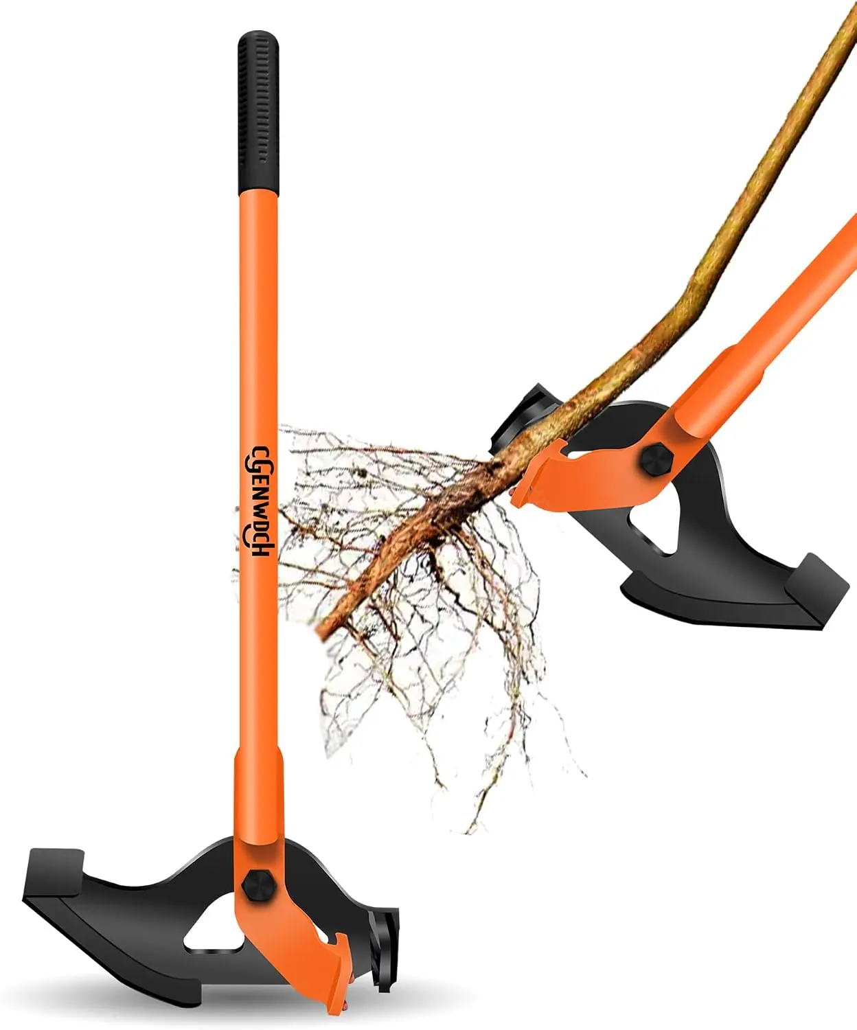 Small Size Sapling Puller, 1/4" - 3/4" Heavy-Duty High-Leverage Tree Puller Tool, Fully Uproots Woody Stems ¼ inch - ¾ inch in, Fit for Trees, Shrubs, Vines and Thorns with Large Root Systems