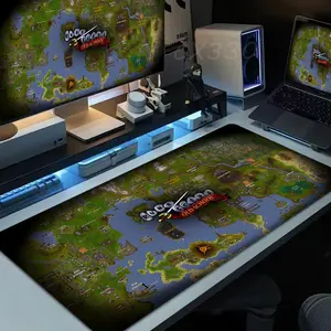 Game Runescape Mouse Pad High definition printing Computer Mousepad Office Universal Mouse Pad 1000x500mm 900×400mm 800×400mm 600x300mm XXL Pc Game Mousemat Non-slip Rubber Keyboard Deskmat