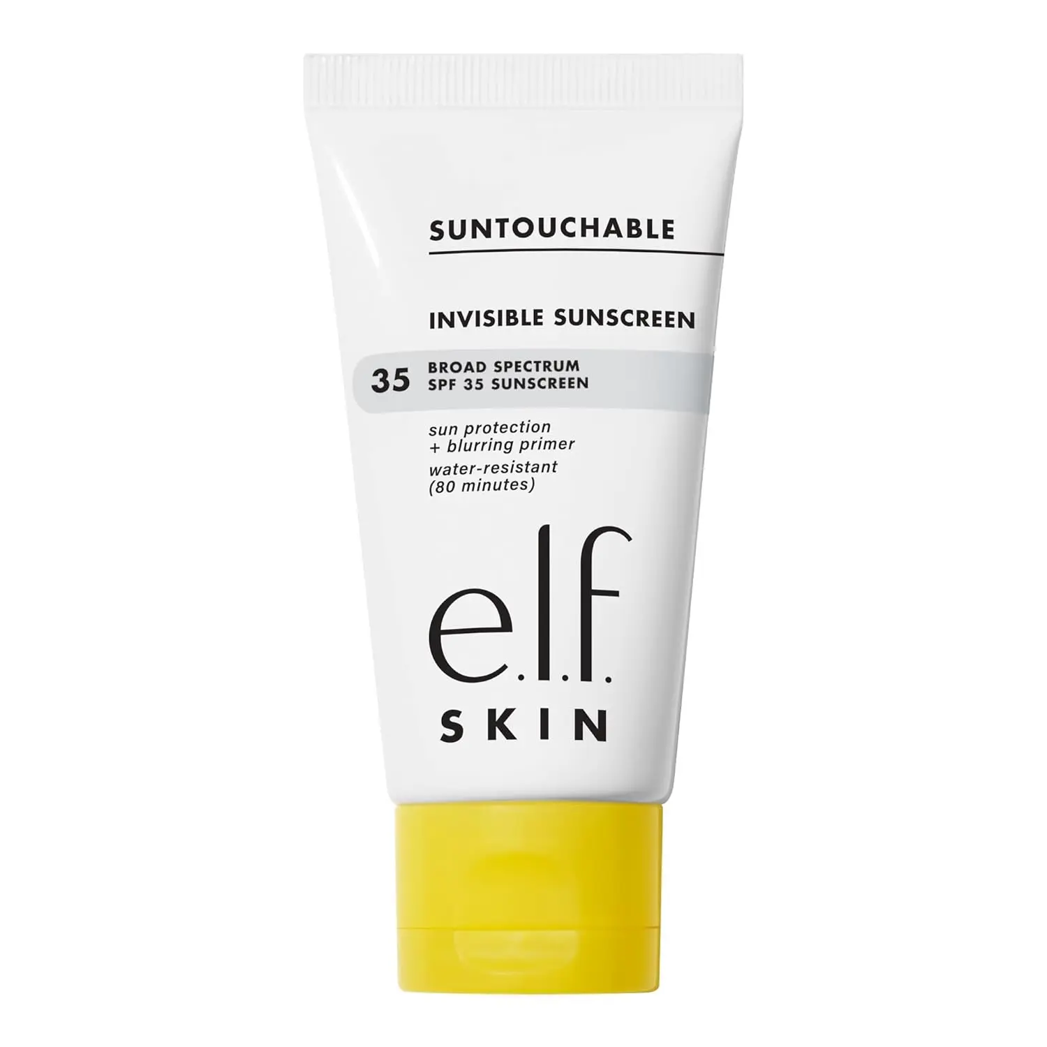 e.l.f. SKIN Suntouchable Invisible SPF 35, Lightweight, Gel-based Sunscreen For A Smooth Complexion, Doubles As A Makeup Primer, Vegan & Cruelty-Free,...