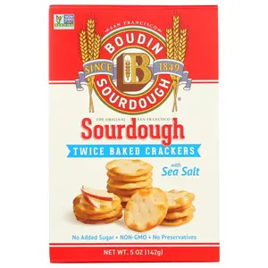 Boudin Sourdough Crackers Sourdoh Sea Salt - 5.000 OZ