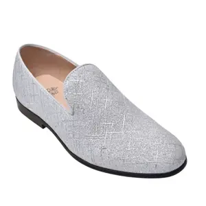 Sparkling Silver Loafers – Luxury Prom & Formal Shoes