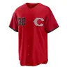 Men's Baseball Jersey 30 Vintage Embroidered Casual Training T-Shirt, Jersey Top, Sports Style Jersey, Sporty V-Neck Short Sleeve, All Seasons Loose-Fit Long Clothing, Sportswear, Sports Tops