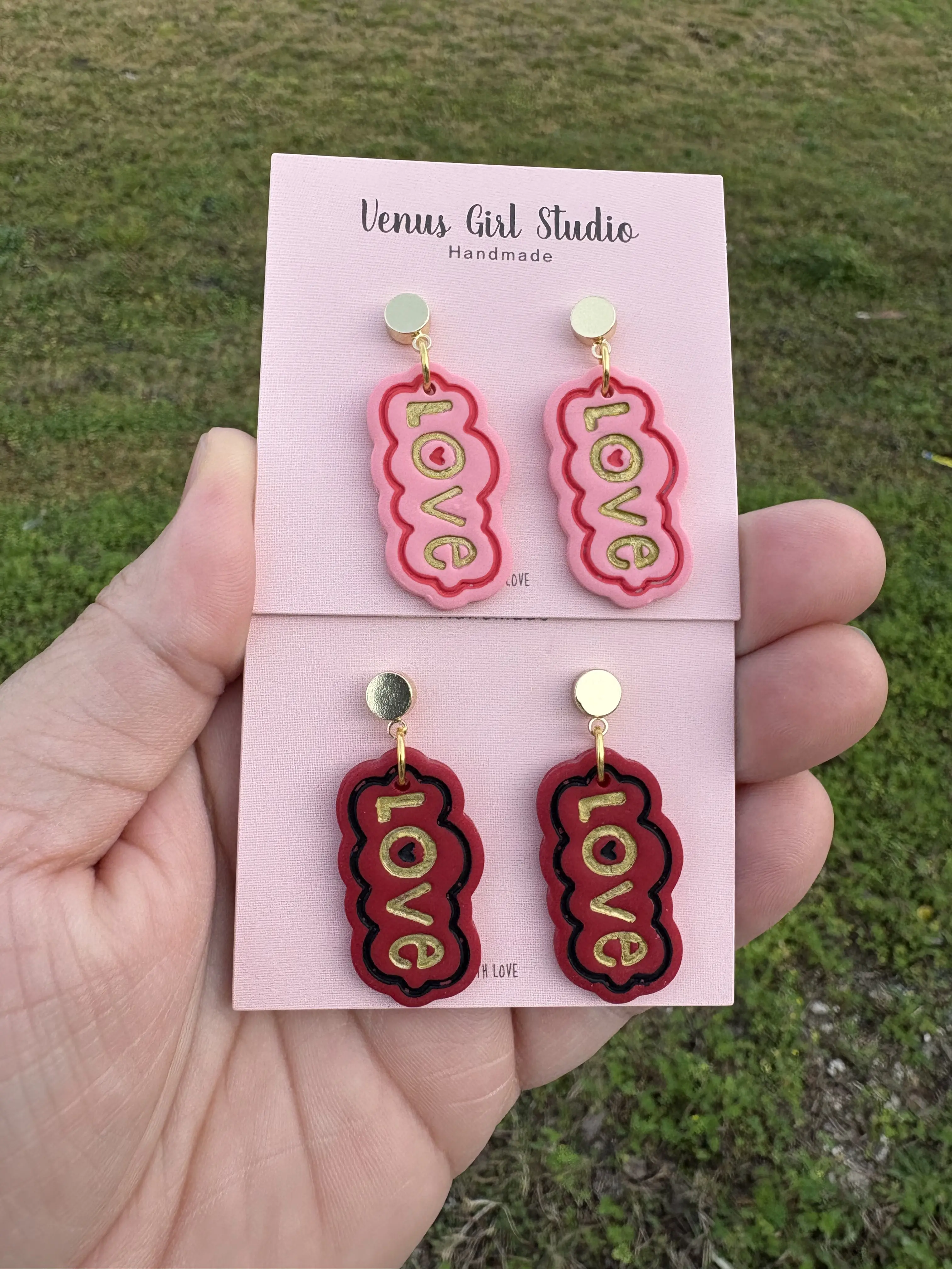 Bubble Love Dangle Earrings Bubble Love Dangle Earrings