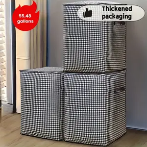 Set of 3 Large 210L Dog Paw Shaped Storage Bags Foldable Dustproof with Zipper Durable Suspenders Thick Storage Boxes for Clothes Books Toys Great for College Dormitories Homes