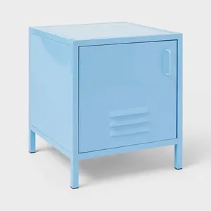 Blue Metal Locker Kids' Nightstand - Pillowfort Blue Metal Locker Kids' Nightstand - Pillowfort