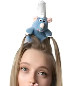 Cute Mouse Ears Headband for Adults, Plush Animal Costume, Animal Theme, Perfect for Christmas Parties, Cosplay & Photo Props, Fun Gift Idea, All Seasons Use