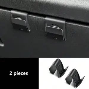 2PCS Car Co-Pilot Glovebox Hooks, Glove Box Organizer Hooks for Car for Handbag Purse Umbrellas, Auto Interior Organizer, Car Storage Organizer, Universal for SUV Sedan Truck