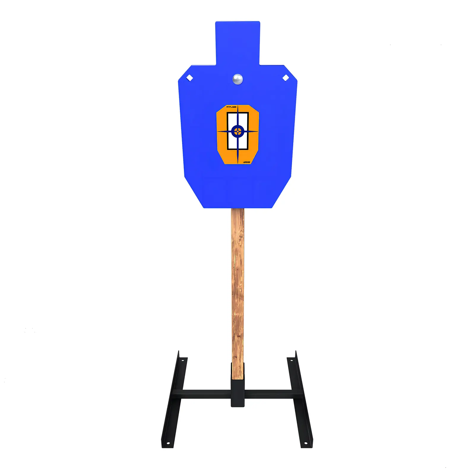 ATFLBOX 1/2 inch Thick AR500 Steel Target Stand System, 12" x 20" Torso Shooting Target with 2x4 Target Stand Kit