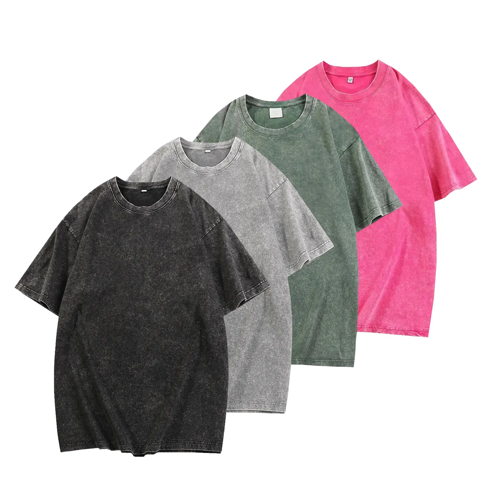 Black + Gray + Green + Rose Red