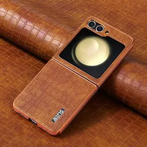 Foldable Phone Case, Plated Frame Phone Protective Cover, Drop Resistance & Scratch Resistant Protective Cover for Samsung Galaxy Z Flip 6 Z Flip 5