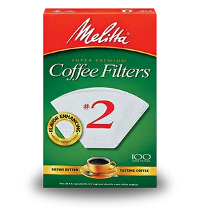 Melitta Coffee Filters - #2 White - 100 Count