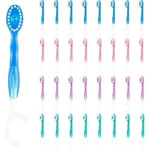 52pcs Disposable Mini Toothbrush with Toothpaste Portable Travel Mix Flavor Oral Care Kit Gentle Sensitive Disposable Toothbrush Set, 26pcs/set Portable Travel Toothbrush with Toothpaste, Oral Care Tool for Travel Dating, Dental Care Supplies
