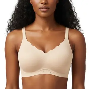 HSIA Elle AllDay Comfort Wireless Buttery Soft Jelly Seamless No Underwire Full Coverage Supportive T-shirt Bra Everyday Bra