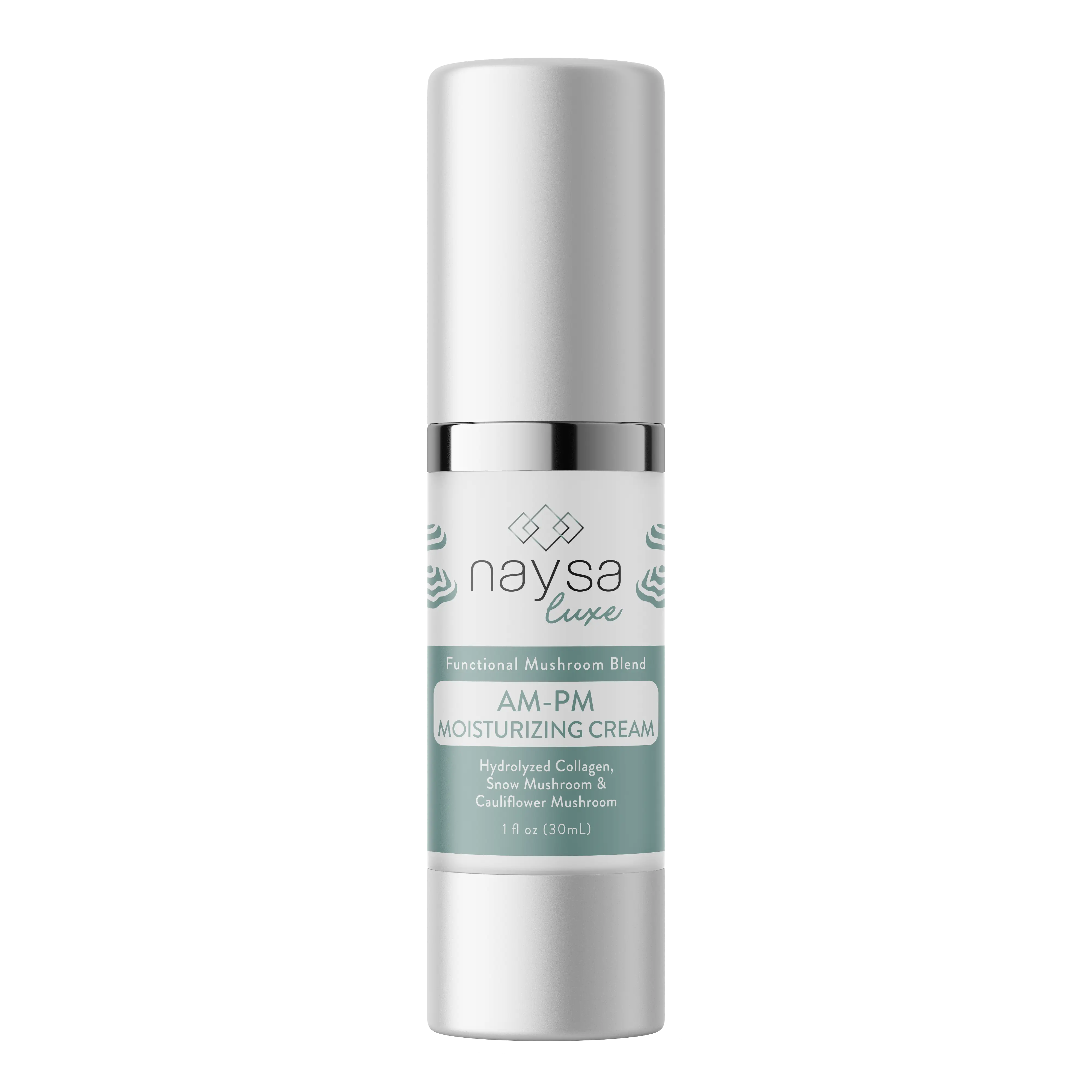 Naysa Nutra AM-PM Rich Mushroom Moisturizing Cream Luxurious Hydration and Revitalization Moisturizer Skincare 1fl oz