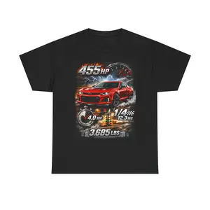 455 HP Camaro Graphic Tee | Need Money For SS Racing Shirt