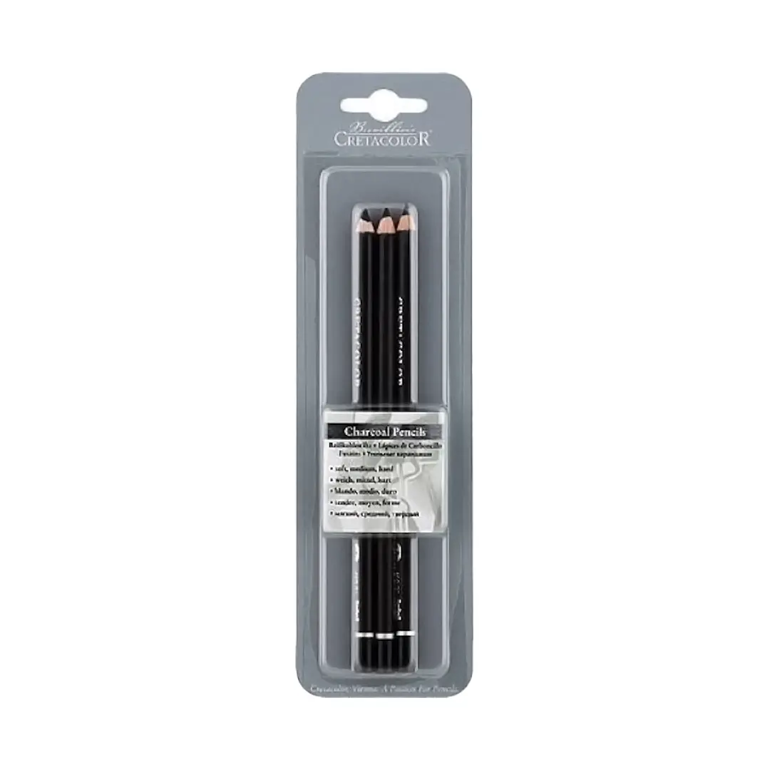 Cretacolor Charcoal Pencils (3 Set)