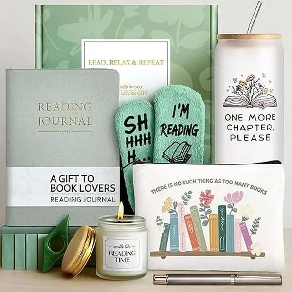 Book Gifts for Book Lovers - Book Lovers Gifts for Women Reading Gifts for Books Lovers Women Books Worm Reader Gifts for Woman Book Club Gift Accessories Present