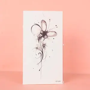 Aesthetic Temporary Tattoo, 3pcs/set Butterfly Pattern Temporary Tattoo Sticker, Body Art Sticker For Women & Girls
