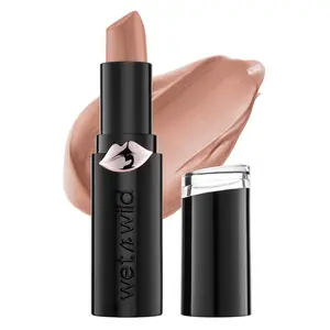 Mega Last Matte Lip Color, Semi Matte Hyaluronic Acid Infused, Long Lasting Full Coverage for a Nourishing Pout, Cruelty-Free & Vegan - Never Nude