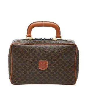 Pre-owned Celine Plastic Shoulder Bags Macadam PVC Leather Handbag