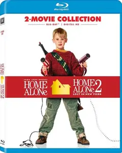 Home Alone / Home Alone 2: Lost in New York  [BLU-RAY MOVIE] 2 Pack, Ac-3/Dolby Digital, Digitally Mastered In HD, Dolby, Digital Theater System, Dubbed, Subtitled, Widescreen