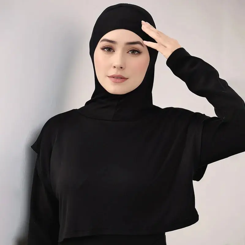 New Muslim Niqab Sport Modal Hijab Abaya Hijab For Woman Abayas Women Jersey Islamic Head Scarf Turbans Silk Turban Instant Wrap
