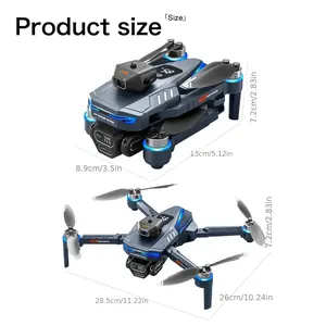 The GT8 is a new foldable quadcopter drone designed specifically for aerial photography. It comes with a 4.3inch display remote control, dual high-definition cameras, and supports multi-angle shooting. It's suitable as a holiday or birthday gift