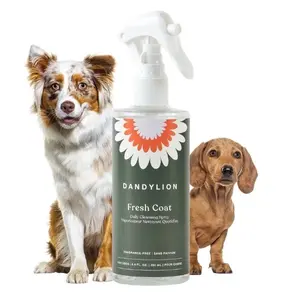 Dandylion Fresh Coat Daily Cleansing Spray for Dogs – Deodorizes, Fragrance-Free, Vegan, Cruelty-Free, Plant-Based, No Rinse, 8.4 fl oz