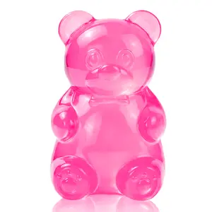 Stress Bear Squishy Ball, Gummy Bear Toy, Sugar Filled Squishy Toys for Kids Stress Relief - High Density Squeeze Balls for Students Calming - Ultra-Soft Decompression Venting Toys