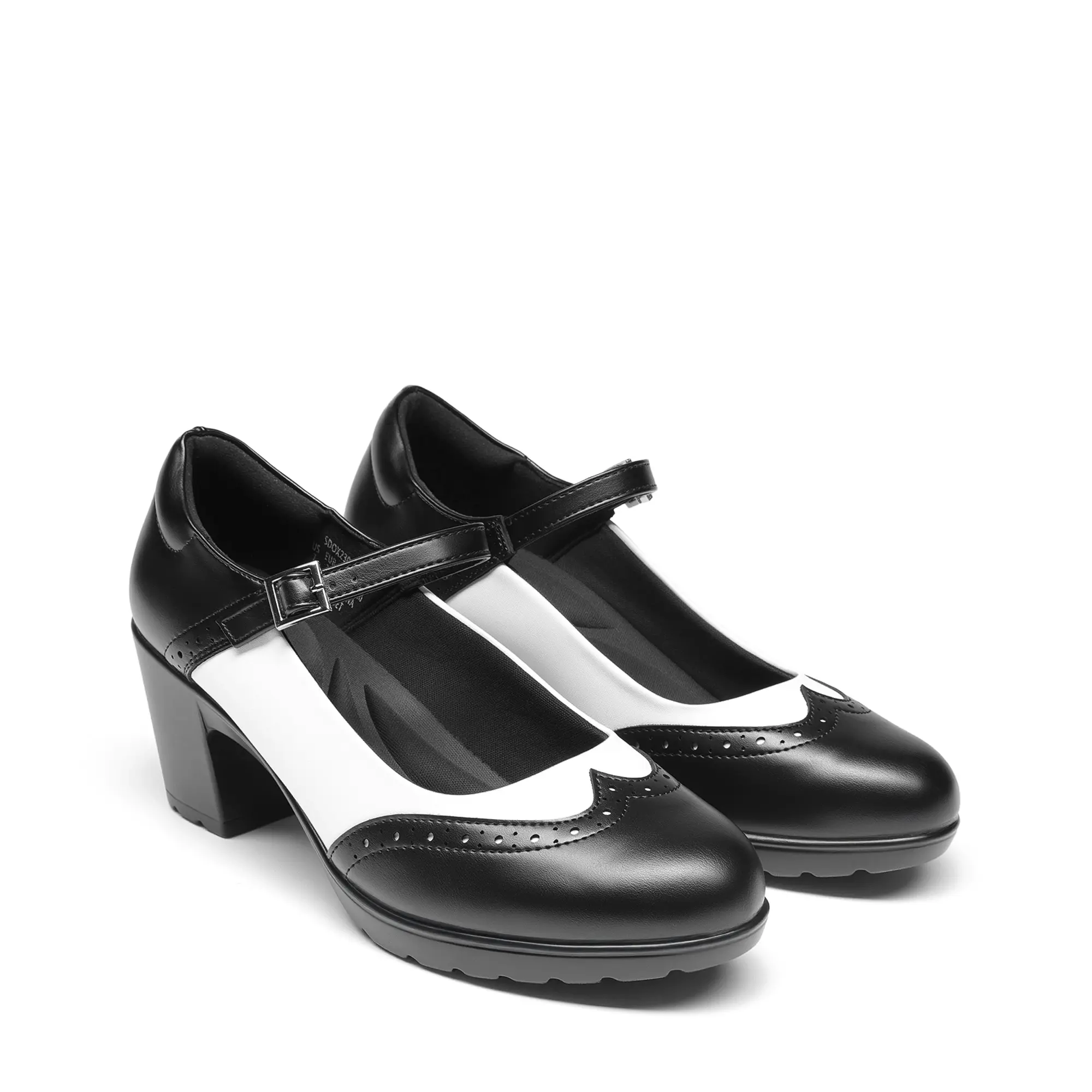 DREAM PAIRS Women's Classic Mary Janes Chunky High Heels - Retro Round Toe, Cushioned Insole Dress Shoes, Versatile Women's Shoes,summerwins,summeroutfits,vacationoutfits,beachoutfits