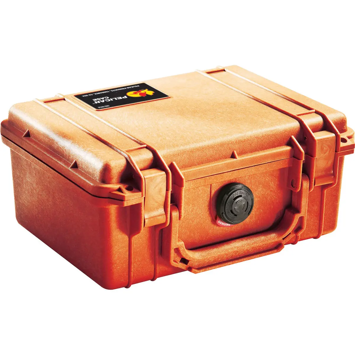 Pelican 1150 Watertight Protective Hard Case - Copolymer Construction, ABS Latch, Foam Insert, Hard Shell Organizer, Orange - Automatic Cover for Camera, Smartphone, Equipment & Electronics Accessories