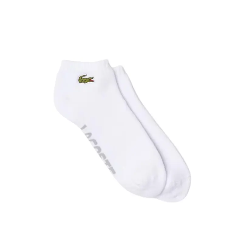 Lacoste Sports Branded Stretch Cotton Low-Cut Socks - Men's, Athletic Socks, White Socks Lacoste Sports Branded Stretch Cotton Low-Cut Socks - Men's, Athletic Socks, White Socks