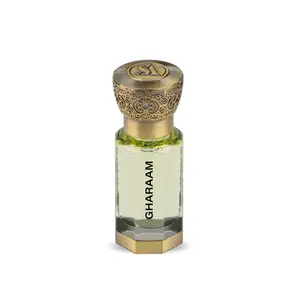 Swiss Arabian Gharaam Concentrated Perfume Oil 12ML Perfume Oil | Long Lasting Amber Woody Unisex Fragrance | Jasmine Saffron Luxury Attar