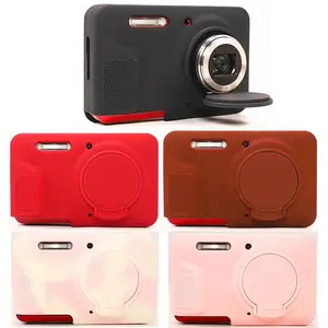For Kodak PIXPRO FZ55 Silicone Armor Skin Case Protective Body Cover Mirrorless Camera Bag