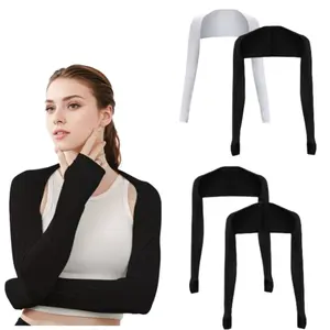 Cool Shawl Arm Covers 2-Pack Sun Protection with Finger Holes UV Protection Arm Covers for Golf