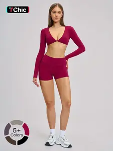 Women's Long Sleeve Yoga Set, Running & Gym Workout, Soft Fabric Design, Ideal for Active Lifestyle