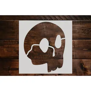 Skull Stencil - Art and Wall Stencil