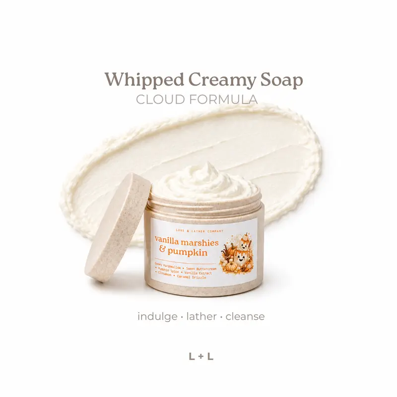 Whipped Creamy Soap, NEW FALL SCENTS, Scent Variety