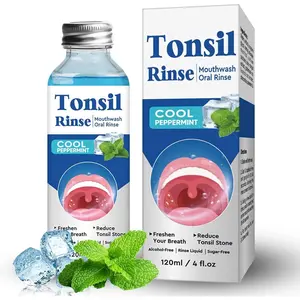 Tonsil Stone Remover, Nature Tonsil Stone Mouthwash or Oral Rinse Liquid to Remove Bad Breath, Soothe Dry Mouth & Fresh Breath, Tonsil Stone Removal Liquid, 4Fl Oz