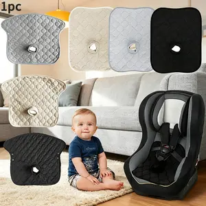 1pc Baby Safety Seat Universal Cushion, Breathable Waterproof Travel, Baby Stroller Cool Pad, Washable All-Season Protection Pad